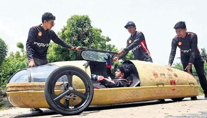 Lightweight bamboo electric vehicles by Engineering Students